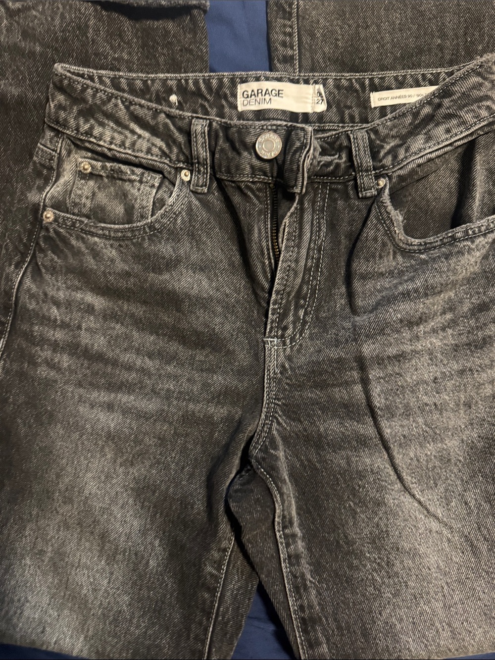 Garage Women's Slim Black Washed Jeans
